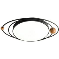 Toolight - deckenlampe rund galaxy black APP868-C von TOOLIGHT