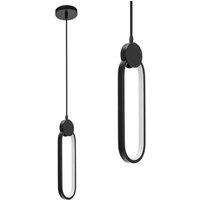 Toolight - deckenlampeled APP851-CP black von TOOLIGHT