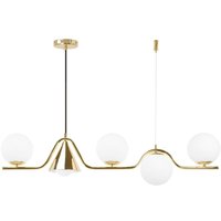 Toolight - hängelampe APP1662-5CP gold von TOOLIGHT