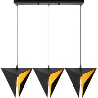 Toolight - hängelampe geometric black 3TLG APP254-3CP von TOOLIGHT
