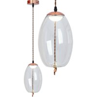 Toolight - hängelampe glas led APP442-CP von TOOLIGHT
