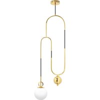 Toolight - hängelampe gold APP482-1CP von TOOLIGHT