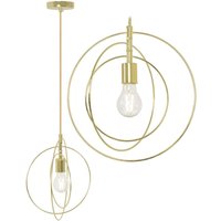 Toolight - hängelampe ring metall gold APP286-1CP von TOOLIGHT