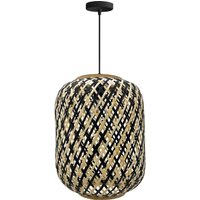 Toolight - lampe APP1312-1CP boho black von TOOLIGHT
