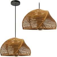 Toolight - lampe APP1316-1CP boho brown von TOOLIGHT