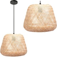Toolight - lampe APP1338-1CP boho beige von TOOLIGHT