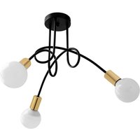 Toolight - lampe paradise 3 black gold APP517-3C von TOOLIGHT