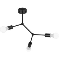 Toolight - metall deckenlampe loft APP736-3C black von TOOLIGHT