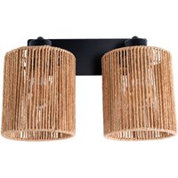 Toolight - wandleuchte APP1824-2W nature black von TOOLIGHT