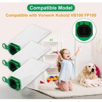 10 Stück Staubsaugerbeutel für Vorwerk Kobold VB100 vb 100 FP100 fp 100 Premium Filterbeutel für Kobold VB100 filterlosen Staubsauger 10 Stück Staubsaugerbeutel für Vorwerk Kobold VB100 vb 100 FP100 fp 100 Premium Filterbeutel für Kobold VB100 filterlosen Staubsauger von TOOLIVE