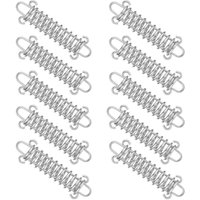 10 Stück Zugfeder Edelstahl Federspanner Zeltfeder Seilschnalle für Zelt Markise Zeltseilspanner geeignet 10 Stück Zugfeder Edelstahl Federspanner Zeltfeder Seilschnalle für Zelt Markise Zeltseilspanner geeignet von TOOLIVE