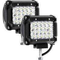 12V 144W 4'' LED-Arbeitsscheinwerfer, 12V wasserdichte IP67 LED-Auto-Spot-Flutlicht-Nebelscheinwerfer, 10.500lm LED-Arbeitsscheinwerfer für Auto, von TOOLIVE