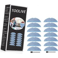 Toolive - 14 Stück Wischtücher für Roborock S7 S7+ T7 T7 Plus S8 Wischtücher Wischmop (Mikrofaser-Wischtuch Ersatz) von TOOLIVE