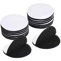 15 Pièces schwarz Scratch Autocollant doppel Face, Bande Auto - Adhésif, Adhesif doppel Face Extra Fort, Rond( 5 X 5cm) von TOOLIVE