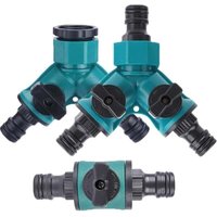 2-Wege-Gartenschlauchverteiler – Wasserverteileranschluss für Gartenschlauch, Doppelanschluss-Schlauchverbinder – 3 Stück 2-Wege-Gartenschlauchverteiler – Wasserverteileranschluss für Gartenschlauch, Doppelanschluss-Schlauchverbinder – 3 Stück von TOOLIVE