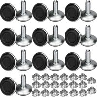 20 Stück Möbelfüße Verstellbare Metall Möbelbeine M8x20mm Nivellierfüße für Tisch mit Einschlagmuttern 20 Stück Möbelfüße Verstellbare Metall Möbelbeine M8x20mm Nivellierfüße für Tisch mit Einschlagmuttern von TOOLIVE