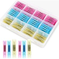 Toolive - 200 Stück Stoßverbinder, Quetschverbinder 22-10 awg Schrumpfverbinder Wasserdicht IP67 Stossverbinder Mit Schrumpfschlauch Crimpverbinder von TOOLIVE