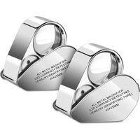 2er-Pack 40-fache UV-LED-Linse, Juwelierlupe, beleuchtete Lupe, Juwelierlupe, LED-Tuch, Währungserkennung, Juweliererkennung – RWBürobedarf › Kleines 2er-Pack 40-fache UV-LED-Linse, Juwelierlupe, beleuchtete Lupe, Juwelierlupe, LED-Tuch, Währungserkennung, Juweliererkennung – RWBürobedarf › Kleines von TOOLIVE