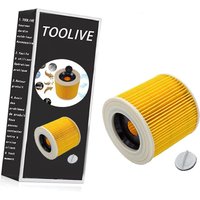 2er-Pack Ersatzfilter für Kärcher WD3 Premium WD2 WD3 wd 3 MV3 wd 3P Staubsauger für Kärcher 6.414-552.0, 6.414-772.0, 6.414-547.0 Toolive von TOOLIVE