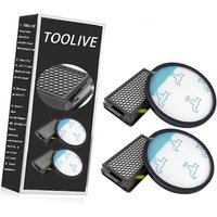 Toolive - 2x Hepa Staubsaugerfilter-Set für Rowenta Compact Power xxl RO4825EA RO4871EA RO4855EA RO4881EA RO48 Serie Staubsauger, ersetzt Nr. ZR78000 von TOOLIVE