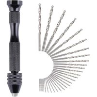 31 Pièces Perceuse zu/bei Main Twist Drill Bits Mini Perceuse zu/bei Main von Precision Aluminum Mandrin ohne Clé 30 Foret Fraise Twist 0, 3-3, 0mm 31 Pièces Perceuse zu/bei Main Twist Drill Bits Mini Perceuse zu/bei Main von Precision Aluminum Mandrin ohne Clé 30 Foret Fraise Twist 0, 3-3, 0mm von TOOLIVE