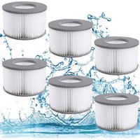 Toolive - 6 Stück Ersatzfilter für mspa, Kompatibel mit Mspa Filter, Filter für Whirlpool Filterkartusche Wasserfilter, für mspa FD2089 Aufblasbare von TOOLIVE