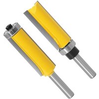 8mm Shank 2 Pièces Extra lang Bearing Flush Trim Pattern Router Bit Routeur von Garniture Affleurante Roulement Haut und Bas Routeur zu/bei Coupe 8mm Shank 2 Pièces Extra lang Bearing Flush Trim Pattern Router Bit Routeur von Garniture Affleurante Roulement Haut und Bas Routeur zu/bei Coupe von TOOLIVE