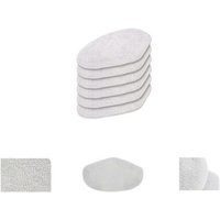 Akku-Wischmopp 6 pcs Remplacement pour Polti Vaporetto Brosse Vaporforce von TOOLIVE
