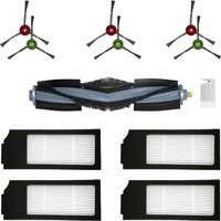 Bürste Filter Zubehör für Ecovacs deebot X1 Omni X1 Plus X1 Turbo deebot T10 T10 Plus T10 Turbo Staubsauger Roboter Ersatzteile (12 Stück) von TOOLIVE