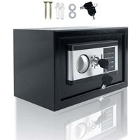 Coffre Fort zu/bei Combinaison in/aus Stahl 22l Coffre Fort Code Digital mit Clé von Sicherheit & Fonctions D ' Alarme - schwarz + Argent Coffre Fort zu/bei Combinaison in/aus Stahl 22l Coffre Fort Code Digital mit Clé von Sicherheit & Fonctions D ' Alarme - schwarz + Argent von TOOLIVE