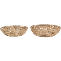 Dekoschalen 2er Set DALAT Geflecht Naturfarben Dekoschalen 2er Set DALAT Geflecht Naturfarben von TOOLIVE