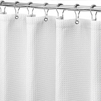 Toolive - Duschvorhang Duschvorhang Waffel Anti Schimmel Bad Vorhang Wasserdicht von TOOLIVE