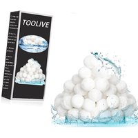 Filterbälle Pool 700g, Medienfilterbälle für Schwimmbad,Filterballs Kann 25kg Filtersand Ersetzen, Filterball für Schwimmbäder für Sandfilteranlage von TOOLIVE
