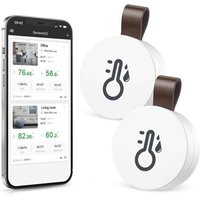 Kabelloses Thermometer Hygrometer, Bluetooth Thermometer Hygrometer mit APP & Datenspeicherung, Digital Temperatur Feuchtigkeitssensor für Haus, Kabelloses Thermometer Hygrometer, Bluetooth Thermometer Hygrometer mit APP & Datenspeicherung, Digital Temperatur Feuchtigkeitssensor für Haus, von TOOLIVE