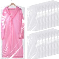 Toolive - Kleidersack 30-er Kleidersäcke Transparent Kunststoff Kleiderschutzhülle 60×140cm von TOOLIVE