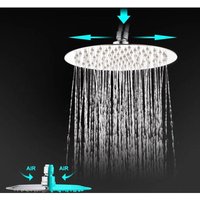 Kopfbrause Duschkopf Kopfbrause Edelstahl Regendusche Regenbrause von TOOLIVE