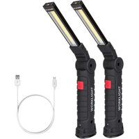 LED-Arbeitsleuchte, wiederaufladbare COB-Arbeitsleuchten mit magnetischem Sockel, 360-Grad-Drehung und 5 Modi, Taschenlampen-Inspektionslampe für LED-Arbeitsleuchte, wiederaufladbare COB-Arbeitsleuchten mit magnetischem Sockel, 360-Grad-Drehung und 5 Modi, Taschenlampen-Inspektionslampe für von TOOLIVE