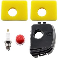 Luftfilterabdeckung mit Luftfilter für Briggs & Stratton 300e 450e 550e Serie 595660, 594281, 799579, 5434, 4248, 09P702 von TOOLIVE