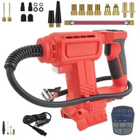 Milwaukee M18 18V Akku-Luftkompressor, elektrische Luftpumpe mit automatischer Abschaltung und LED-Leuchte, Autobatterie-Kompressor für Milwaukee M18 18V Akku-Luftkompressor, elektrische Luftpumpe mit automatischer Abschaltung und LED-Leuchte, Autobatterie-Kompressor für von TOOLIVE