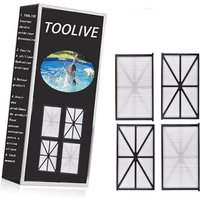 Toolive - 4 Stück RCX70101 Filterkartuschen-Nachfüllset passend für Hayward Tiger Shark Pool Vacuum Rep 827261 von TOOLIVE