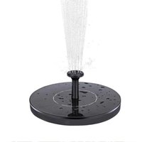 Solar Springbrunnen 3.5W Solar Teichpumpe, Eingebaute 1500mAh Batterie, Solar Schwimmender Fontäne Pumpe mit 6 Fontänenstile für Garten von TOOLIVE