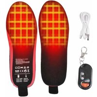 - Solette riscaldate elettriche, solette riscaldate ricaricabili con interruttore a distanza, 3 livelli di calore, scaldapiedi senza fili per la von TOOLIVE