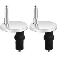 2 Stück Universal WC-Sitz Befestigungen Klappbarer Toilettensitz Toilettendeckel Sitzbefestigungen Toilettensitz Ersatz Befestigung für Toilettensitz von TOOLIVE