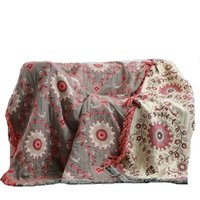 Toolive - Tagesdecke Decke Böhmische quastengewebte Tagesdecke Sofadecke 200 cm x 230 cm Toolive - Tagesdecke Decke Böhmische quastengewebte Tagesdecke Sofadecke 200 cm x 230 cm von TOOLIVE