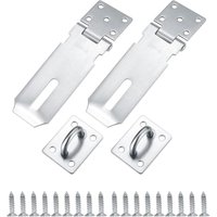 Toolive - Türriegel 2 x 4-Zoll-Verriegelungen mit Sicherheitsschnallen aus Edelstahl von TOOLIVE