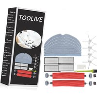 Zubehör Ersatzteile Kompatibel für Roborock S7 S7 Plus S7 MaxV S7 MaxV Ultra S7 Pro Ultra Staubsauger,2 Hauptbürste, 4 Filter,4 Seitenbürsten,4 von DONTODENT