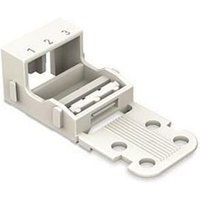 BEFESTIGUNGSADAPTER - FÜR 3-LEITER-KLEMMEN - SERIE 221 - 4 mm² - FÜR SCHRAUBBEFESTIGUNG - WEIß von TOOLLAND