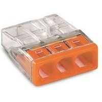COMPACT-VERBINDUNGSKLEMME - FÜR EINDRÄHTIGE LEITER - max. 2.5 mm² - 3-LEITER - TRANSPARENTES GEHÄUSE - DECKEL: ORANGE COMPACT-VERBINDUNGSKLEMME - FÜR EINDRÄHTIGE LEITER - max. 2.5 mm² - 3-LEITER - TRANSPARENTES GEHÄUSE - DECKEL: ORANGE von TOOLLAND