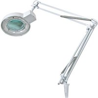 Schreibtischlampe mit Lupe - 5 Dioptrien - 22 w - weiß Schreibtischlampe mit Lupe - 5 Dioptrien - 22 w - weiß von TOOLLAND