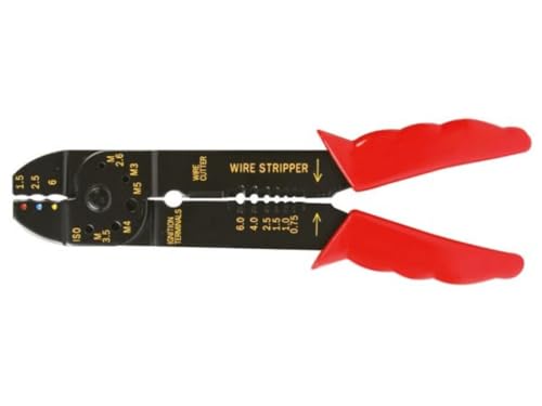 VELLEMAN - 3696L Crimpzange für Fast-On Stecker, 250 mm Länge 139365 von Toolland a land of possibilities